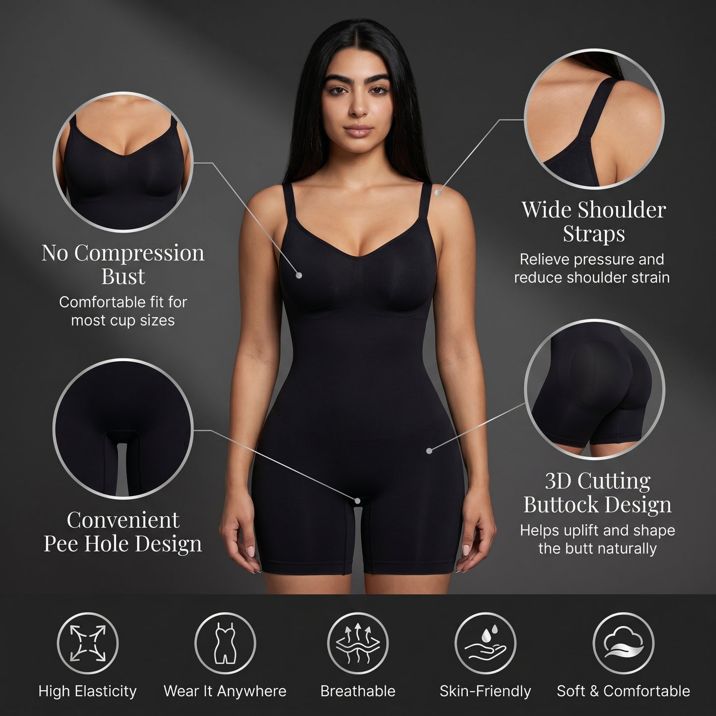 Lyliith's - Mid Thigh Butt Lifting Shapewear.