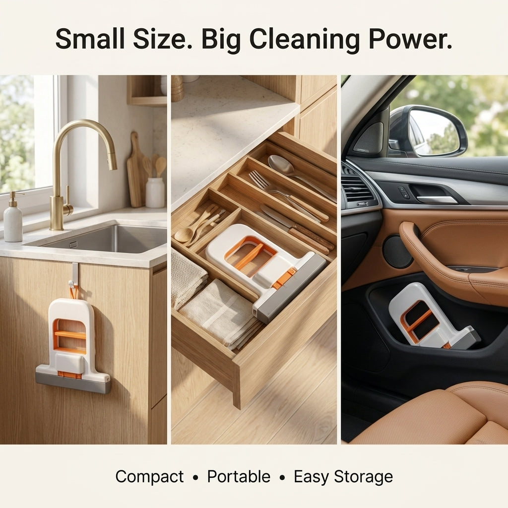 Lyliith's Squeegee Pro: Self-clean Mini Hand Mop